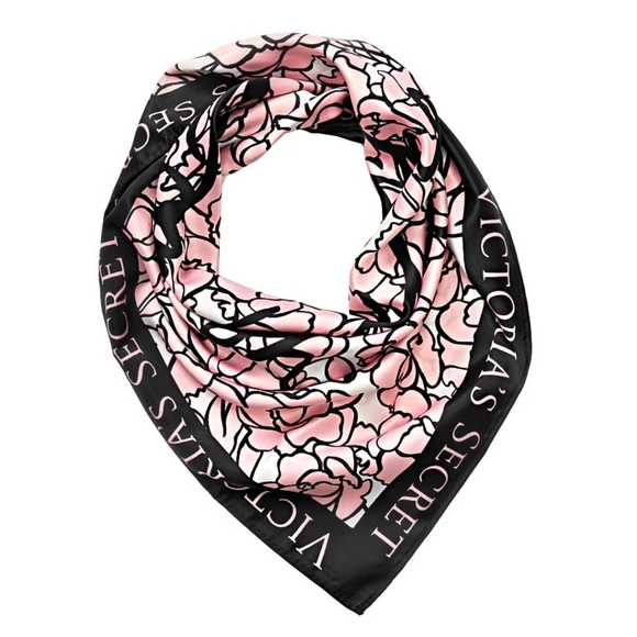 Victoria’s Secret ✦ Bombshell Floral Print Scarf ✦ Signature Logo Bandana NWT - Picture 5 of 16